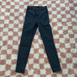 Pin Stripe BERSHKA Skinny Jeans